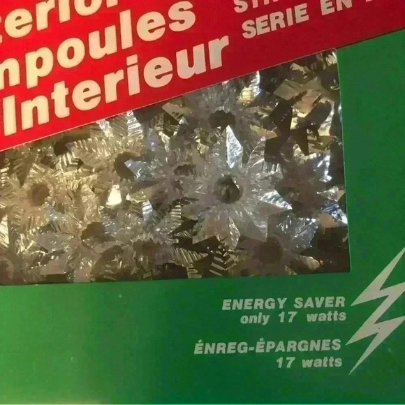 Set of 2 Vintage Zellers Christmas tree 35-light sets and 1 lighted tree topper - Picture 5 of 13